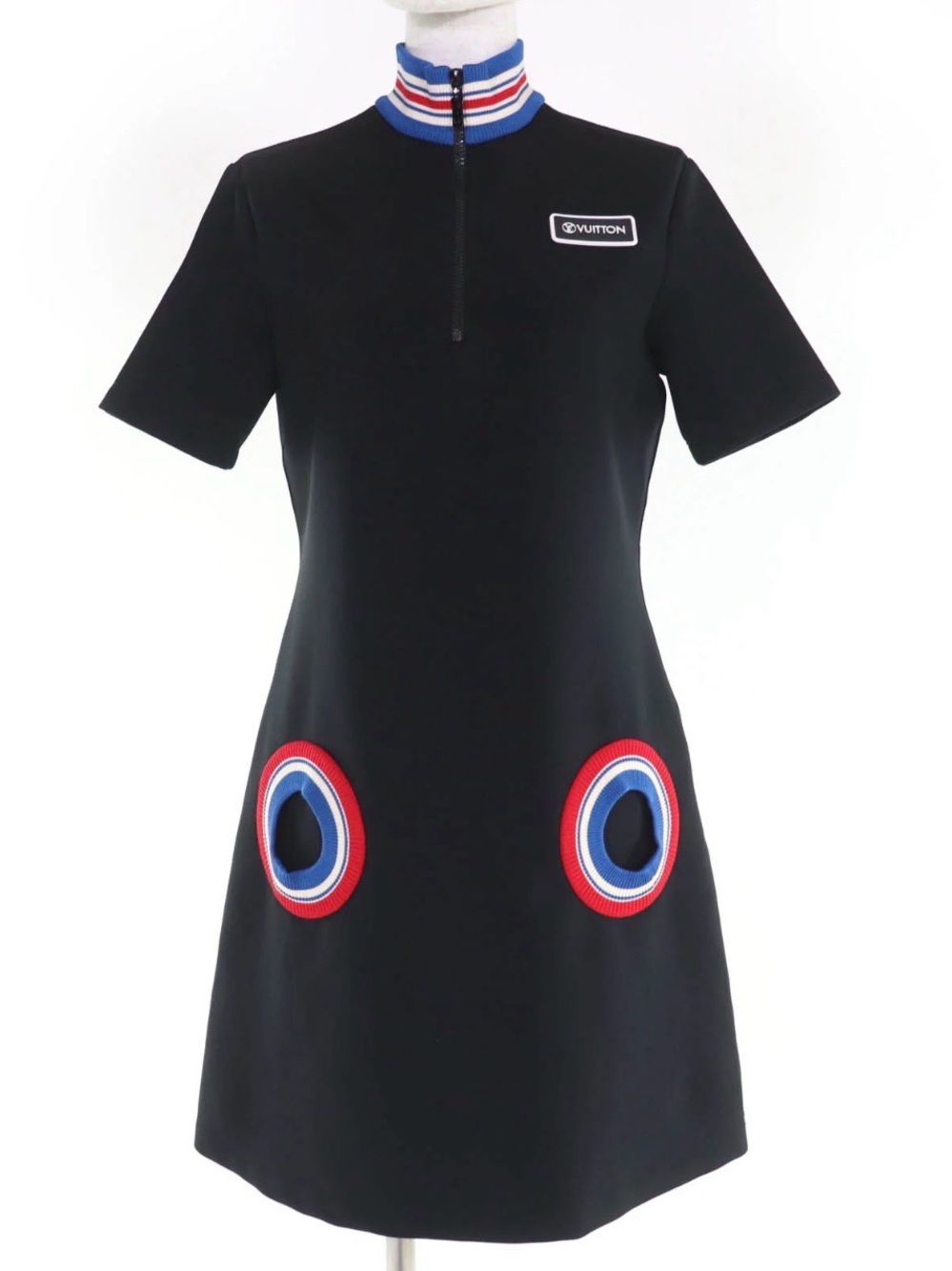 Louis Vuitton navy blue Monogram dress